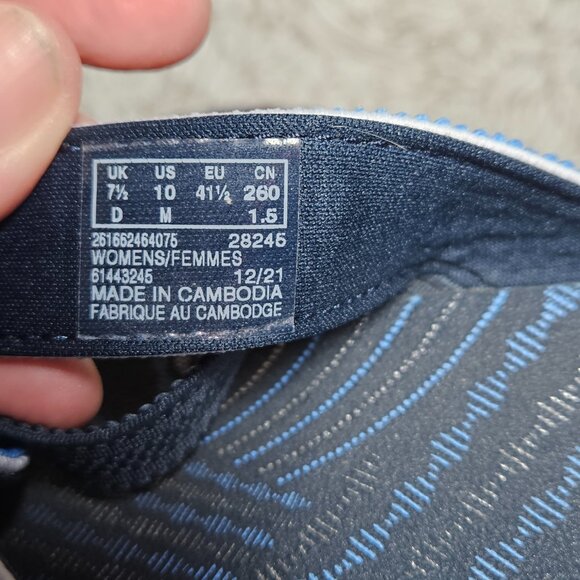 Clarks Cloudsteppers Cushion Soft Women's Blue Flip Flops Sandals Size 10M - Picture 3 of 4